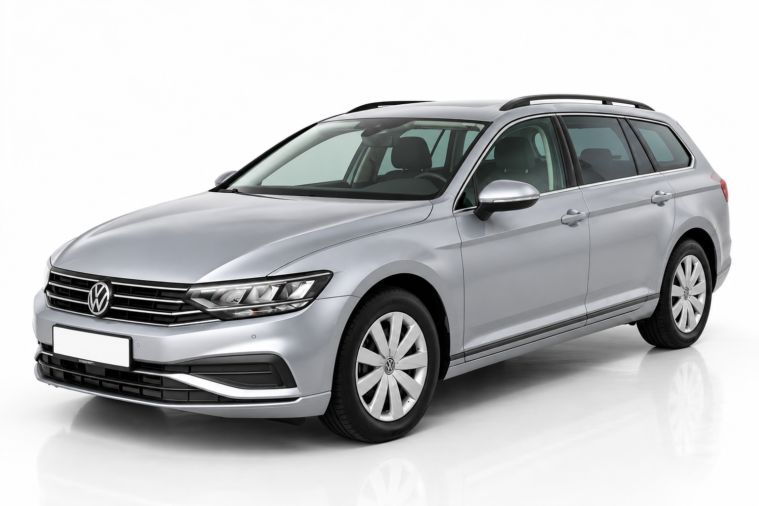 Volkswagen Passat Variant elölről, félprofilból – kombi bérlés Budapesten
